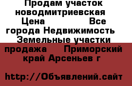 Продам участок новодмитриевская › Цена ­ 530 000 - Все города Недвижимость » Земельные участки продажа   . Приморский край,Арсеньев г.